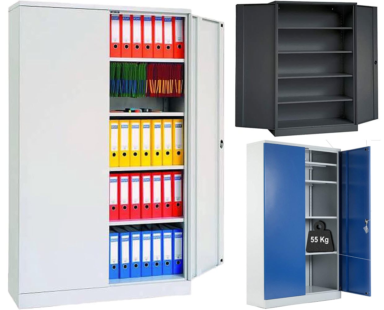 BigBox-Aktenschrank-Büroschrank-Stahlschrank-Archivregal-abschließbar